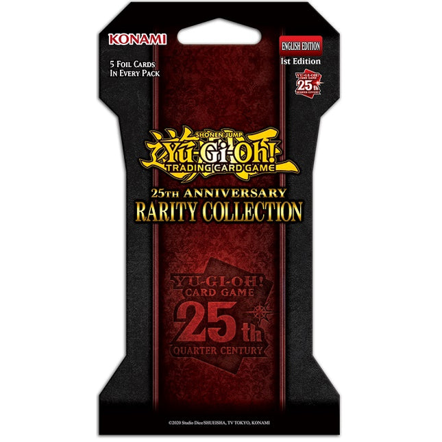 Yu Gi Oh! 25 Anniversary Rarity Collection Sleeved Booster Pack