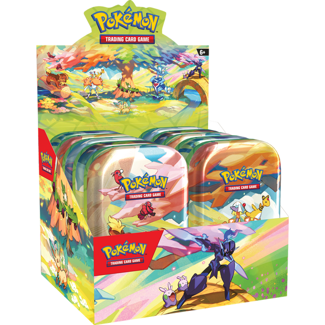 pokémon trading card game: paldea friends mini tin 5-pack Pokémon Vibrant Paldea Mini Tin