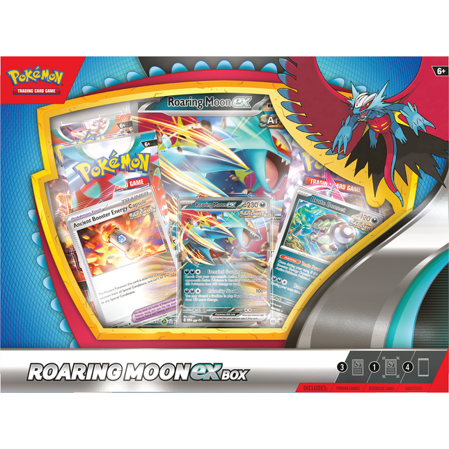 Pokémon Roaring Moon/Iron Valiant ex Box