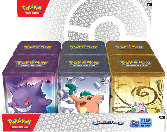 Pokémon Stacking Tin Q1 2024 Display