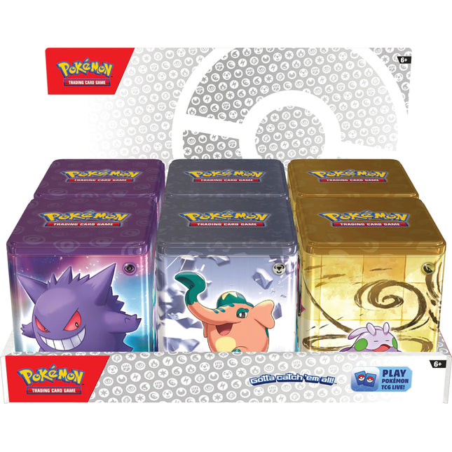 Pokémon Stacking Tin Q1 2024 Display