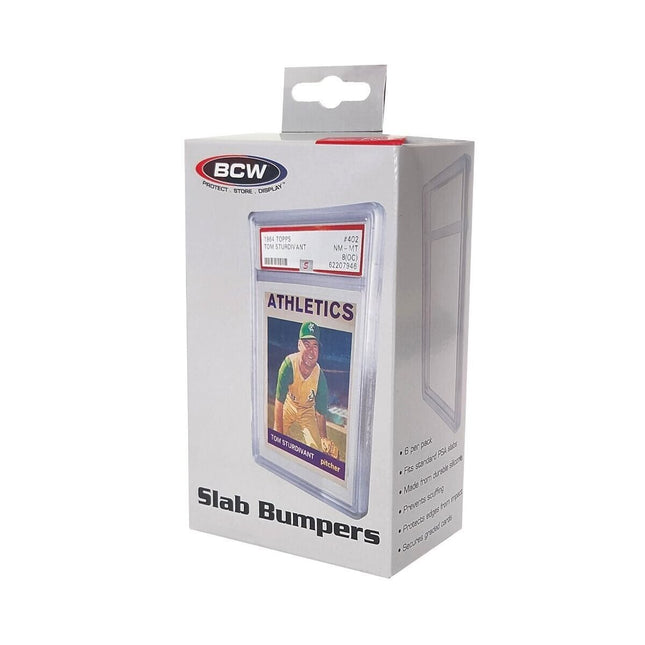 BCW Slab Bumpers - 6 Pack - PSA Card - Clear