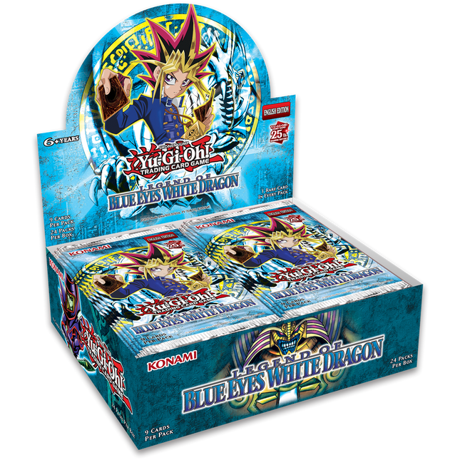 Yu Gi Oh! 25th Anniversary Legend of Blue-Eyes White Dragon Booster Box