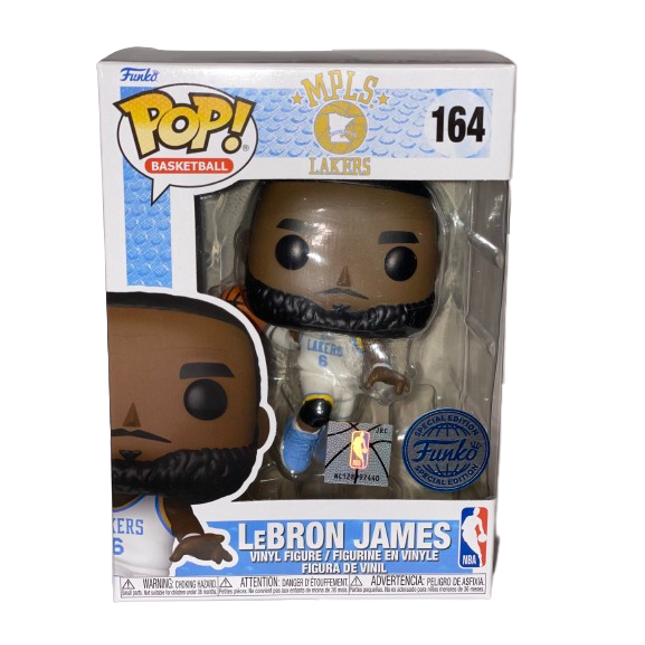 Funko Pop! POP! Basketball: NBA Lakers - Lebron James #6 (Blue TB) 164 Special Edition
