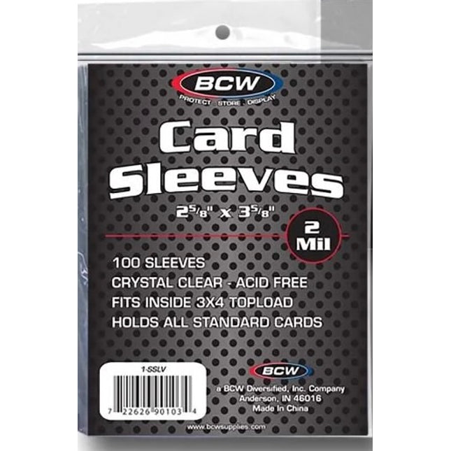 BCW Standard Penny Card Sleeves 100 Pcs