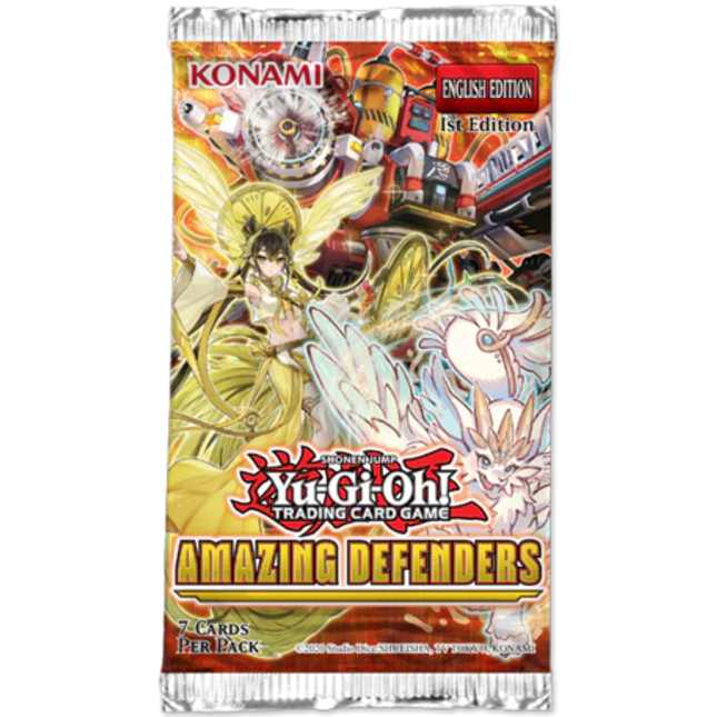 Yu Gi Oh! Amazing Defenders 1st Edition Booster Pack