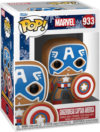 Funko Pop Marvel Gingerbread Captain America 933