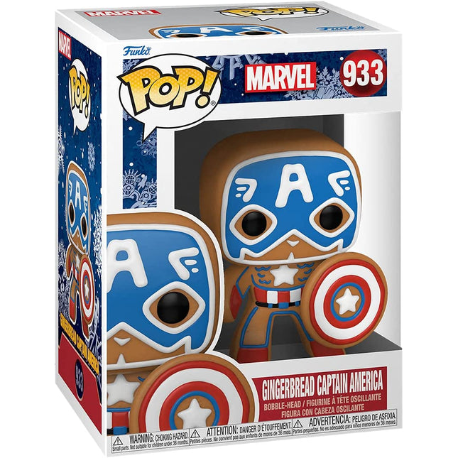 Funko Pop Marvel Gingerbread Captain America 933