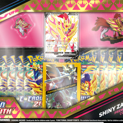 Pokémon Crown Zenith Premium Figure Collection - Shiny Zacian / Shiny Zamazenta