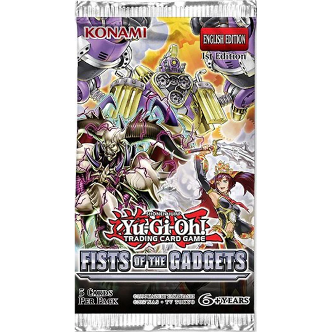 Yu Gi Oh Fists Of The Gadgets Booster Pack