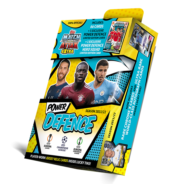 Match Attax Extra Mega Tin - Power Defence