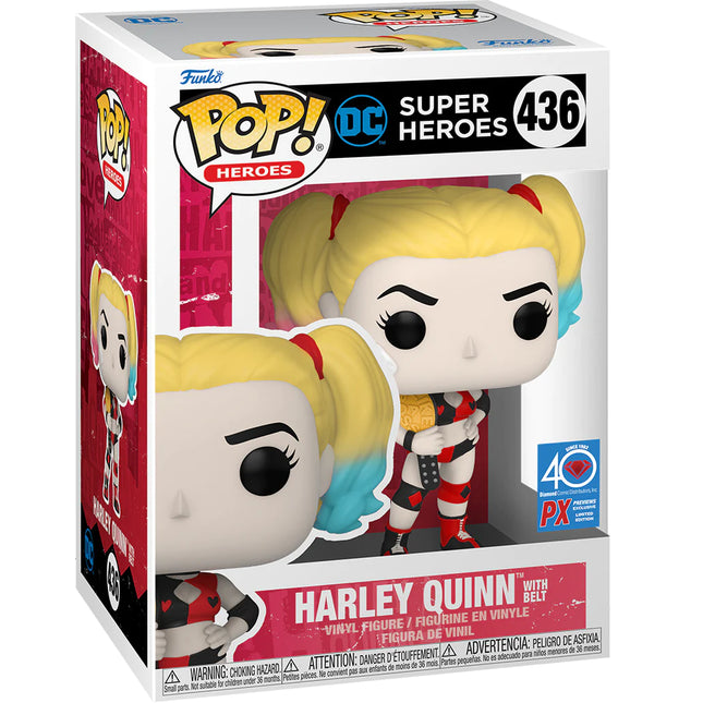 Funko Pop DC Heroes Harley Quinn w/ Belt 436