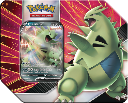 Pokémon V Strikers Tin - Tyranitar V or Empoleon V