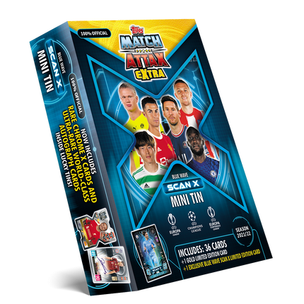 Match Attax Extra Scan X Mini Tin - Blue Wave