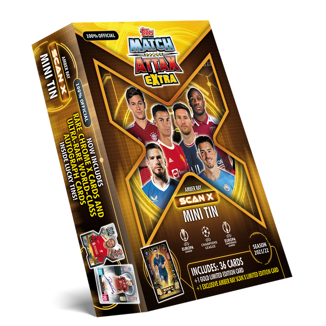 Match Attax Extra Scan X Mini Tin - Amber Ray