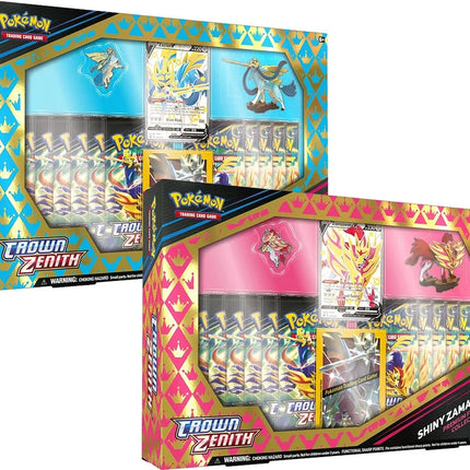 Pokémon Crown Zenith Premium Figure Collection - Shiny Zacian / Shiny Zamazenta