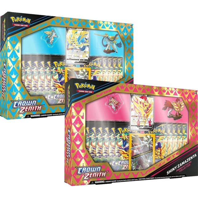 Pokémon Crown Zenith Premium Figure Collection - Shiny Zacian / Shiny Zamazenta